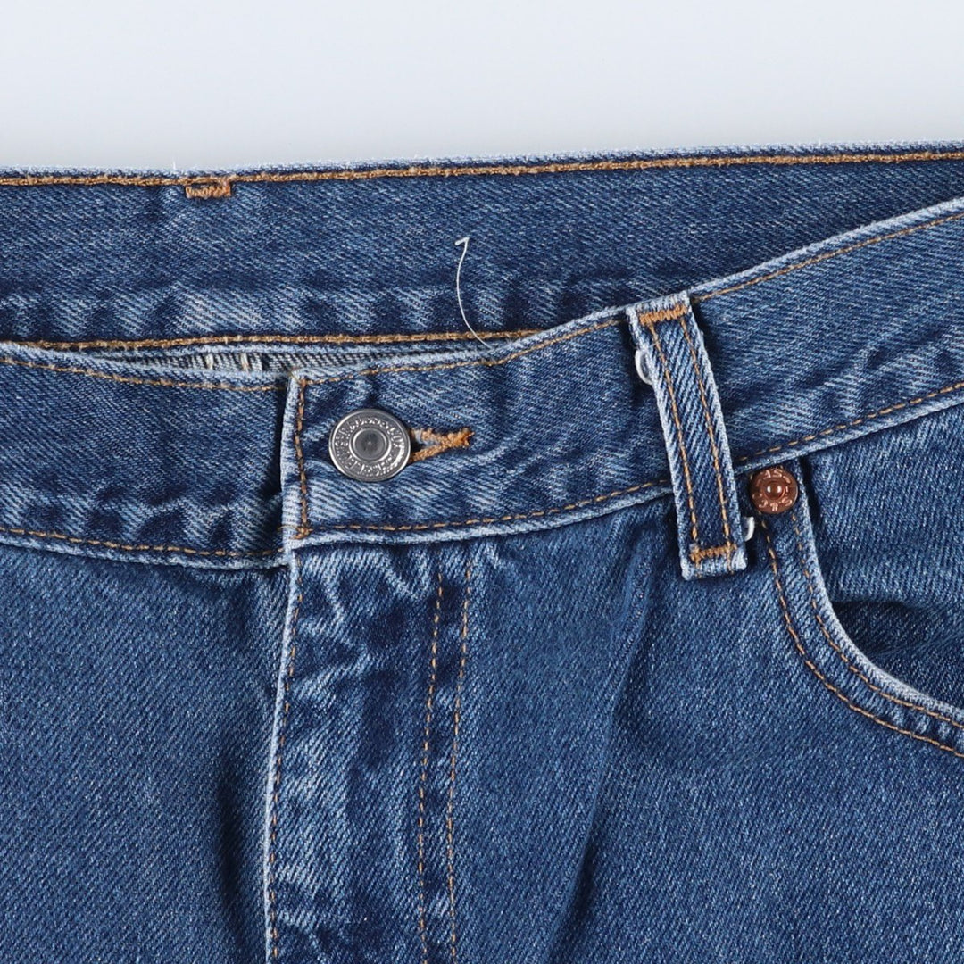 Levi's 505 Regular Fit Straight Leg Tapered Denim Pants, Men's Size W35 (approx.) unclear blue type Vintage Second Hand