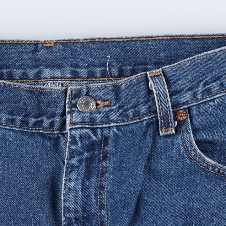 Levi's 505 Regular Fit Straight Leg Tapered Denim Pants, Men's Size W35 (approx.) unclear blue type Vintage Second Hand