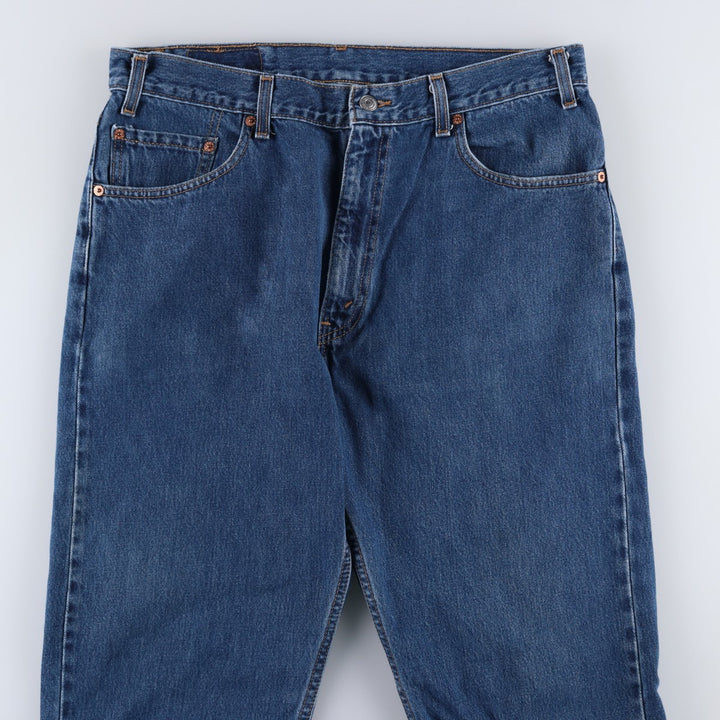Levi's 505 Regular Fit Straight Leg Tapered Denim Pants, Men's Size W35 (approx.) unclear blue type Vintage Second Hand