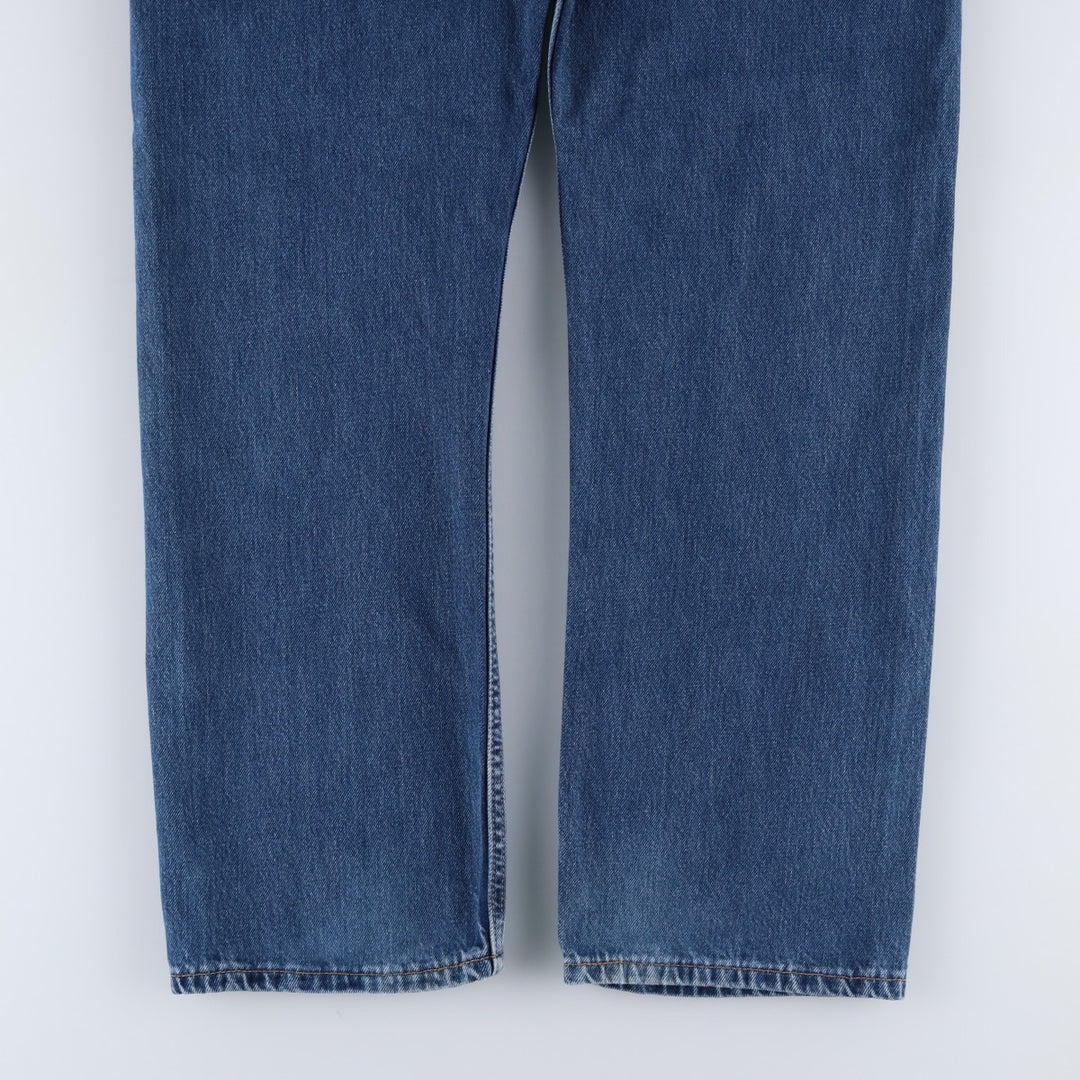 Levi's 505 Regular Fit Straight Leg Tapered Denim Pants, Men's Size W35 (approx.) unclear blue type Vintage Second Hand