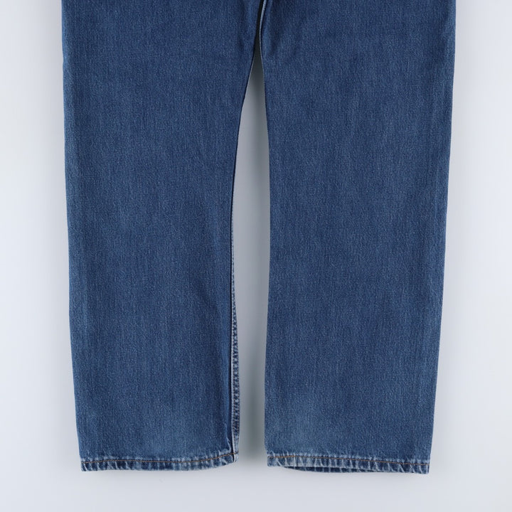 Levi's 505 Regular Fit Straight Leg Tapered Denim Pants, Men's Size W35 (approx.) unclear blue type Vintage Second Hand
