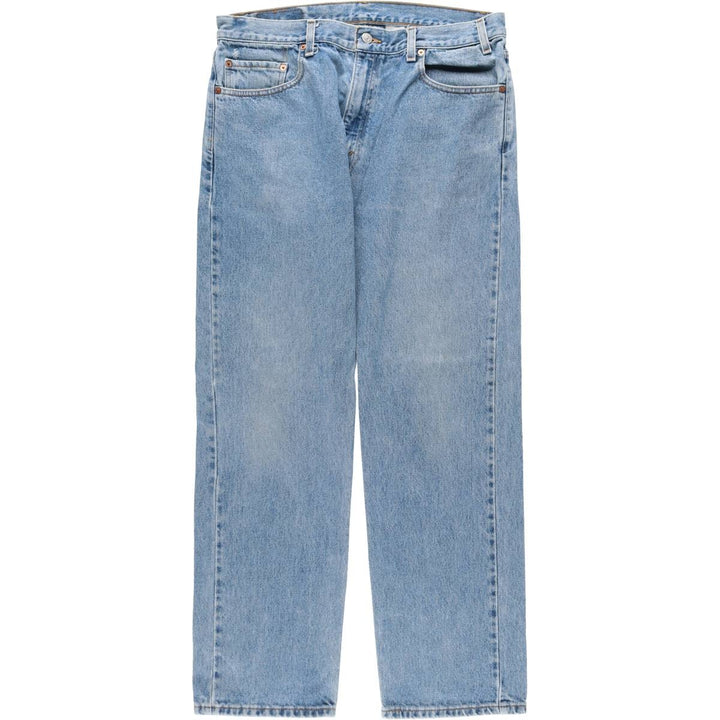 90'S Levi's 505 REGULAR FIT STRAIGHT LEG tapered denim pants for men, w35 equivalent, vintage cotton blue type Vintage Second Hand
