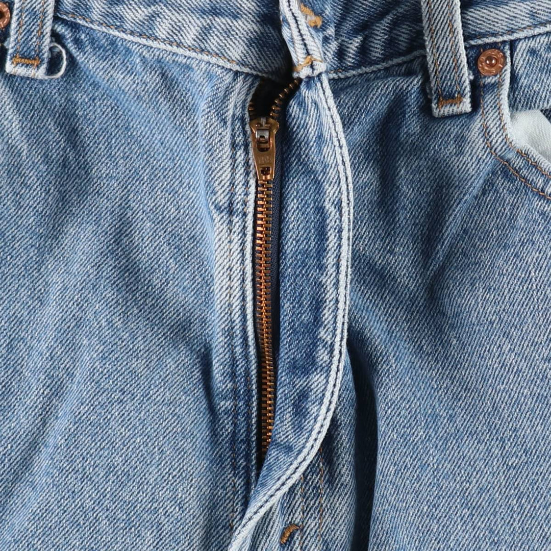 90'S Levi's 505 REGULAR FIT STRAIGHT LEG tapered denim pants for men, w35 equivalent, vintage cotton blue type Vintage Second Hand