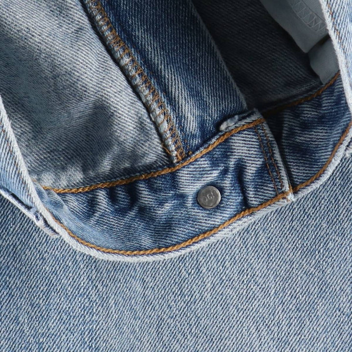 90'S Levi's 505 REGULAR FIT STRAIGHT LEG tapered denim pants for men, w35 equivalent, vintage cotton blue type Vintage Second Hand