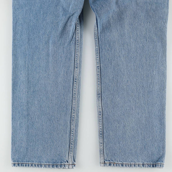 90'S Levi's 505 REGULAR FIT STRAIGHT LEG tapered denim pants for men, w35 equivalent, vintage cotton blue type Vintage Second Hand