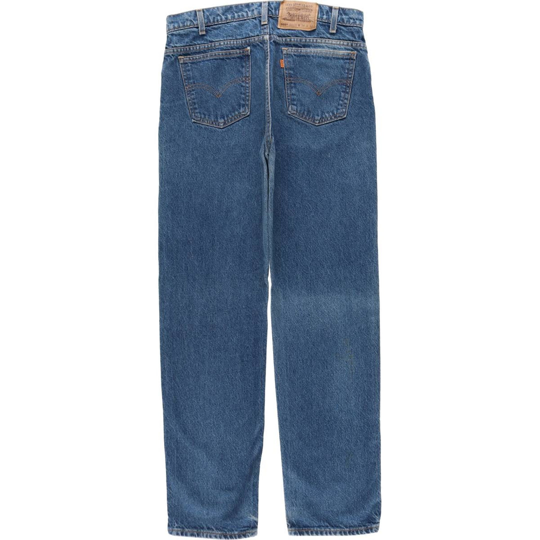 90'S Levi's 505 REGULAR FIT STRAIGHT LEG Orange Tab Tapered Denim Pants Men's W33 Vintage cotton blue type Vintage Second Hand