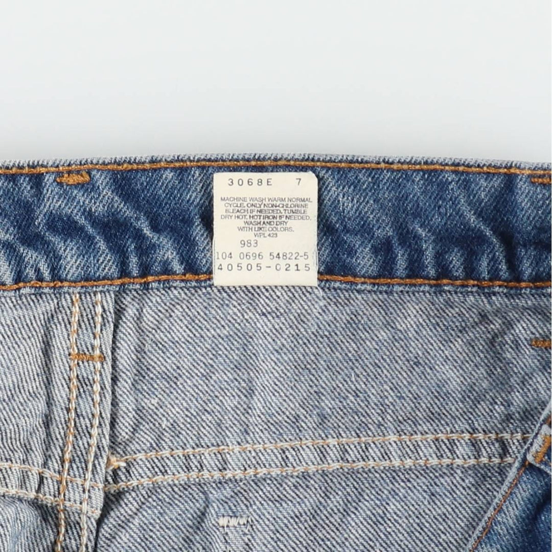 90'S Levi's 505 REGULAR FIT STRAIGHT LEG Orange Tab Tapered Denim Pants Men's W33 Vintage cotton blue type Vintage Second Hand