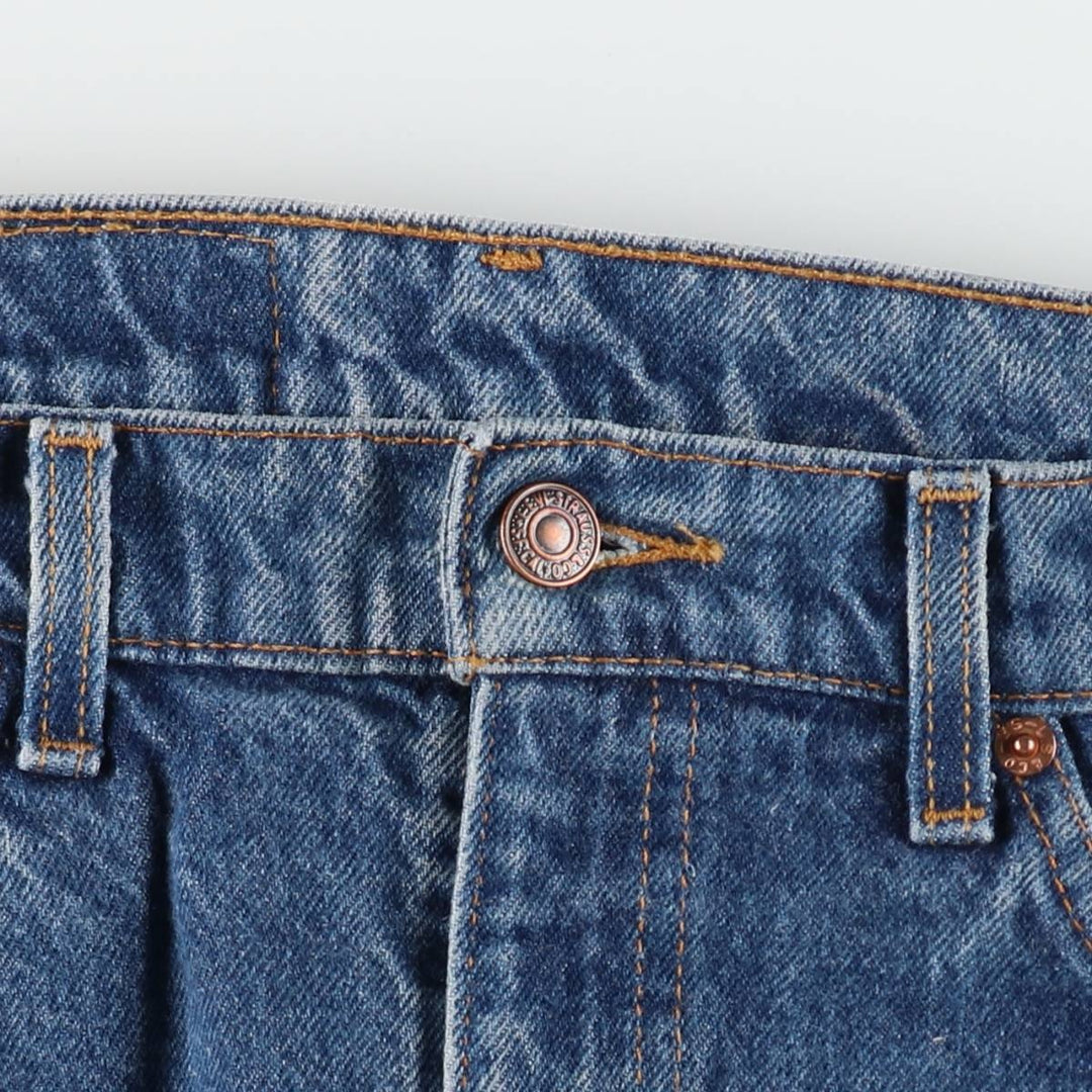 90'S Levi's 505 REGULAR FIT STRAIGHT LEG Orange Tab Tapered Denim Pants Men's W33 Vintage cotton blue type Vintage Second Hand