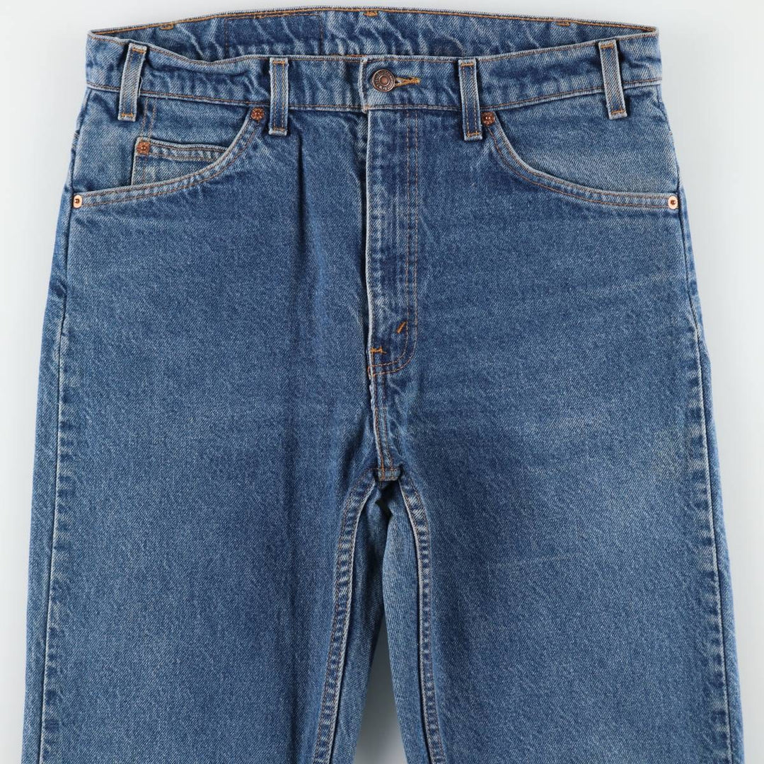 90'S Levi's 505 REGULAR FIT STRAIGHT LEG Orange Tab Tapered Denim Pants Men's W33 Vintage cotton blue type Vintage Second Hand