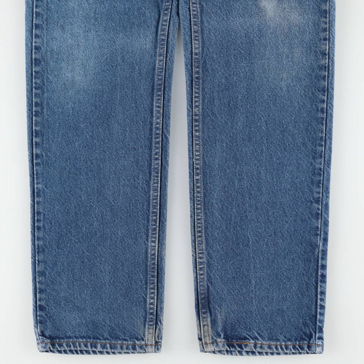 90'S Levi's 505 REGULAR FIT STRAIGHT LEG Orange Tab Tapered Denim Pants Men's W33 Vintage cotton blue type Vintage Second Hand