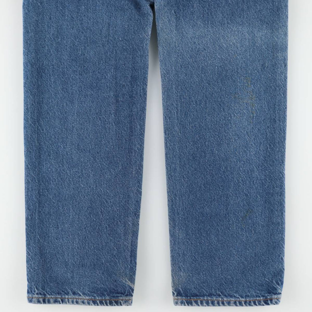 90'S Levi's 505 REGULAR FIT STRAIGHT LEG Orange Tab Tapered Denim Pants Men's W33 Vintage cotton blue type Vintage Second Hand