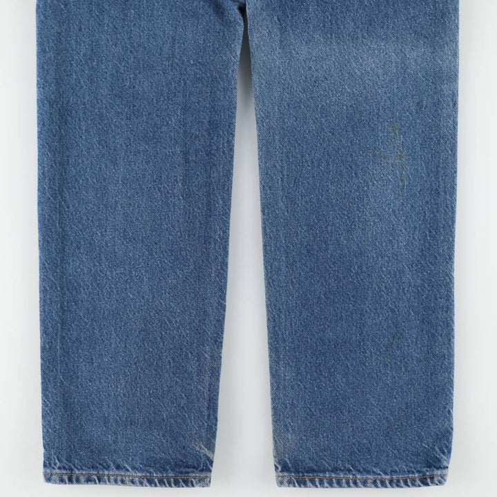 90'S Levi's 505 REGULAR FIT STRAIGHT LEG Orange Tab Tapered Denim Pants Men's W33 Vintage cotton blue type Vintage Second Hand