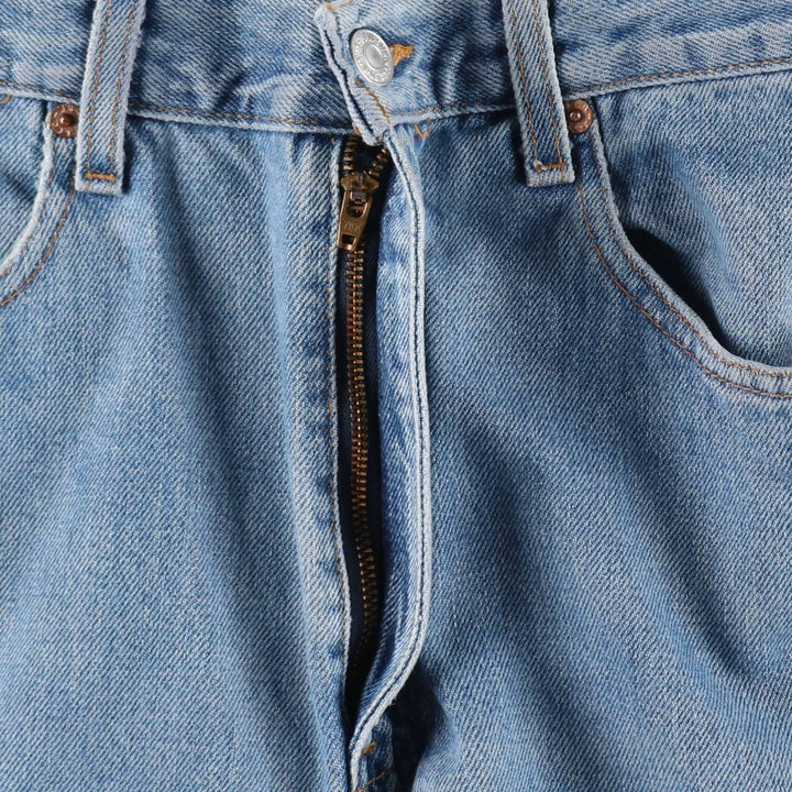 00'S Levi's 505 REGULAR FIT STRAIGHT LEG tapered denim pants for men, size w32 cotton blue type Vintage Second Hand