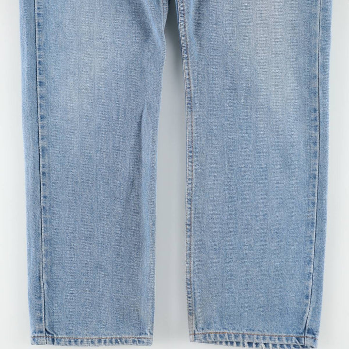 00'S Levi's 505 REGULAR FIT STRAIGHT LEG tapered denim pants for men, size w32 cotton blue type Vintage Second Hand