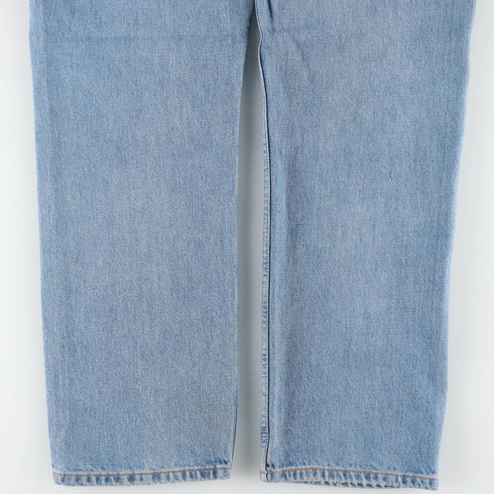 00'S Levi's 505 REGULAR FIT STRAIGHT LEG tapered denim pants for men, size w32 cotton blue type Vintage Second Hand