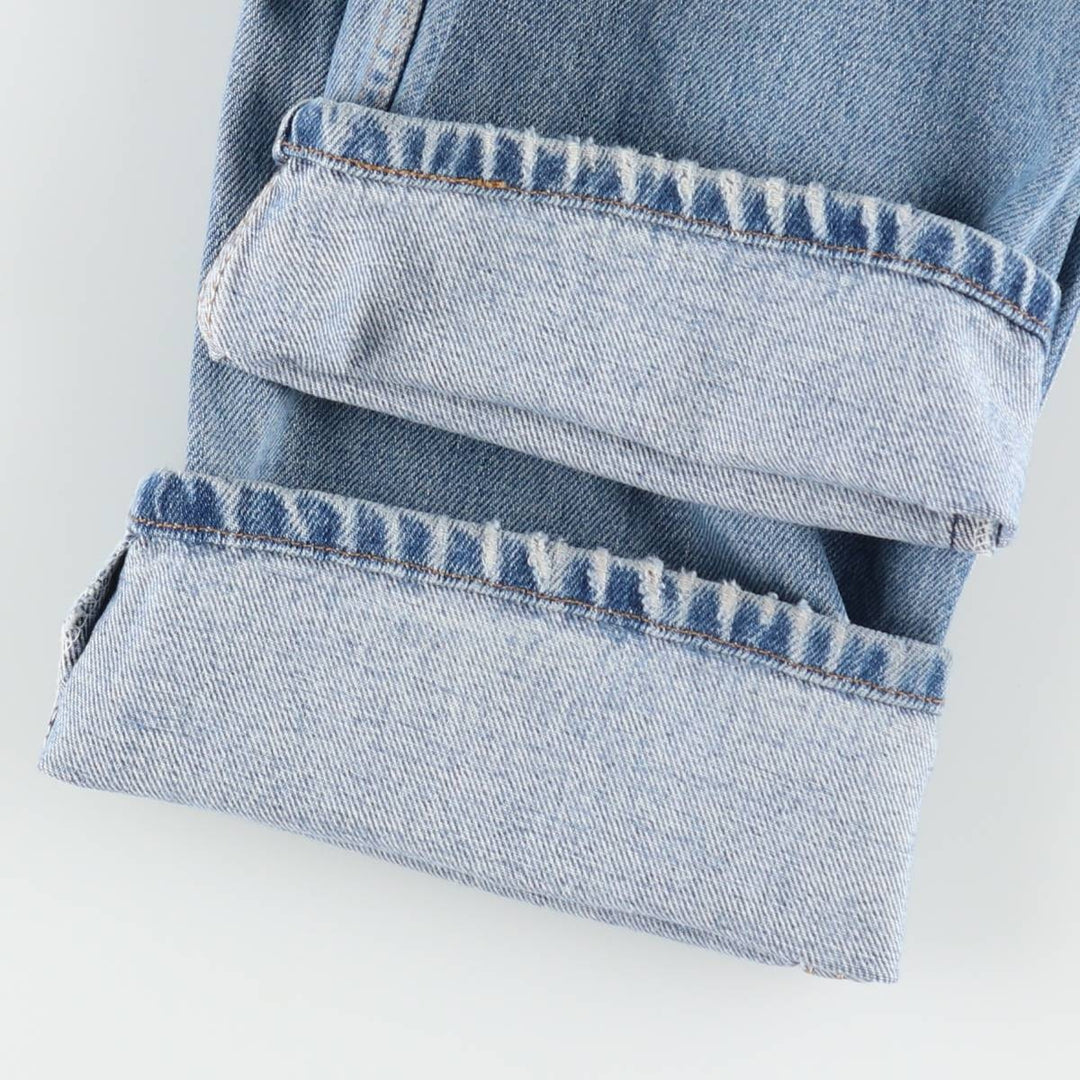 00'S Levi's 505 REGULAR FIT STRAIGHT LEG tapered denim pants for men, size w32 cotton blue type Vintage Second Hand