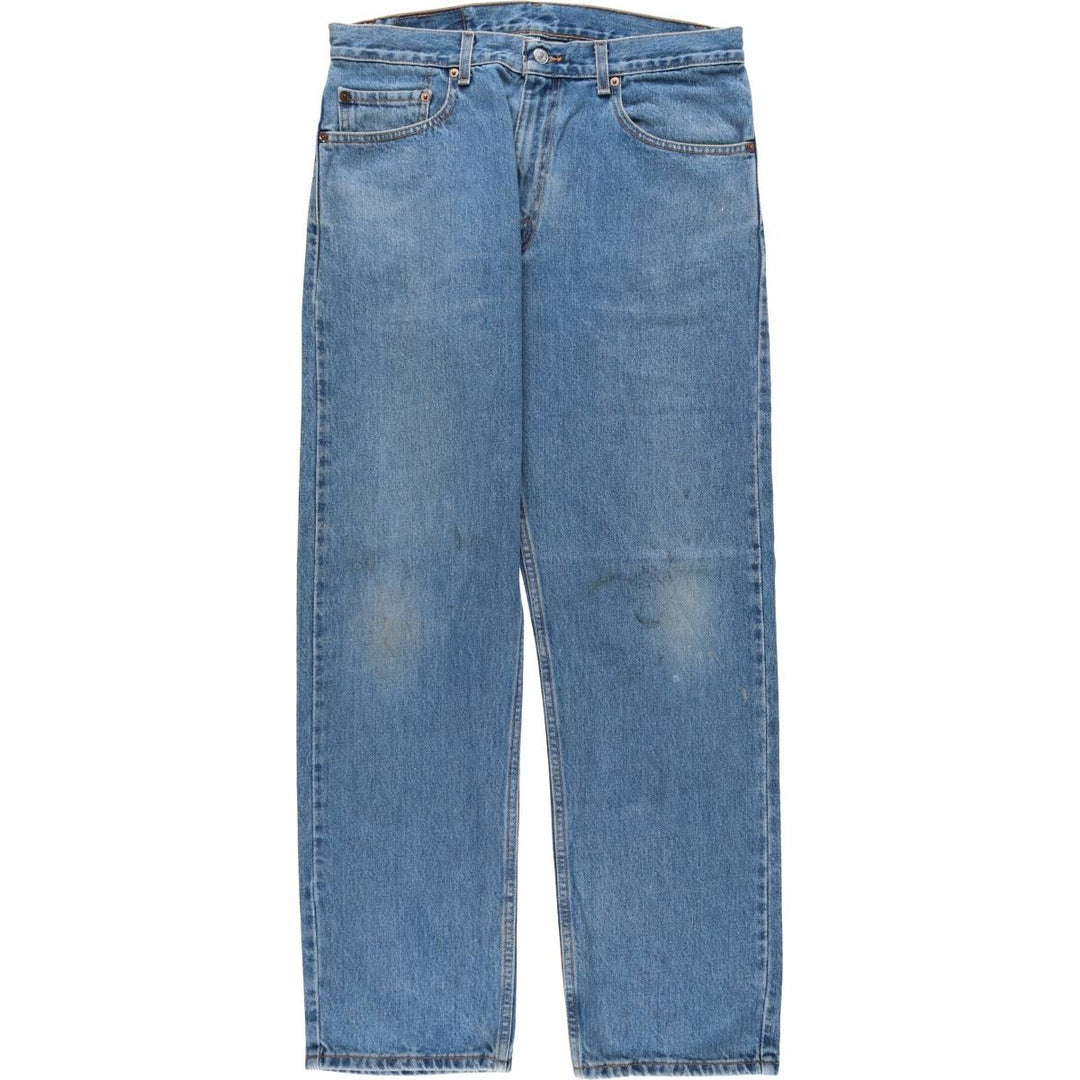 Levi's 505 tapered denim pants for men, size W34 unclear blue type Vintage Second Hand