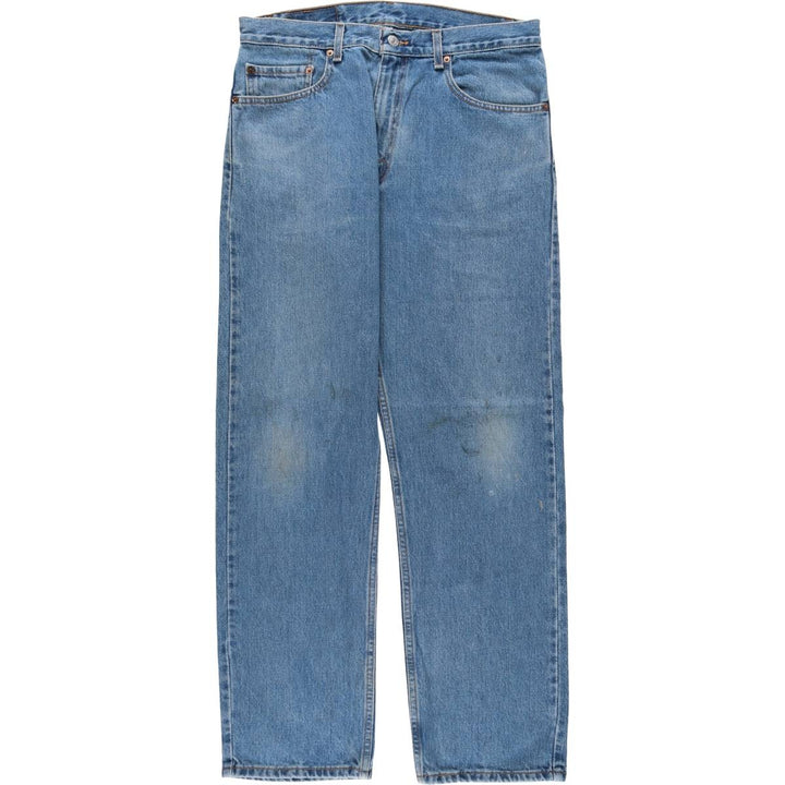 Levi's 505 tapered denim pants for men, size W34 unclear blue type Vintage Second Hand