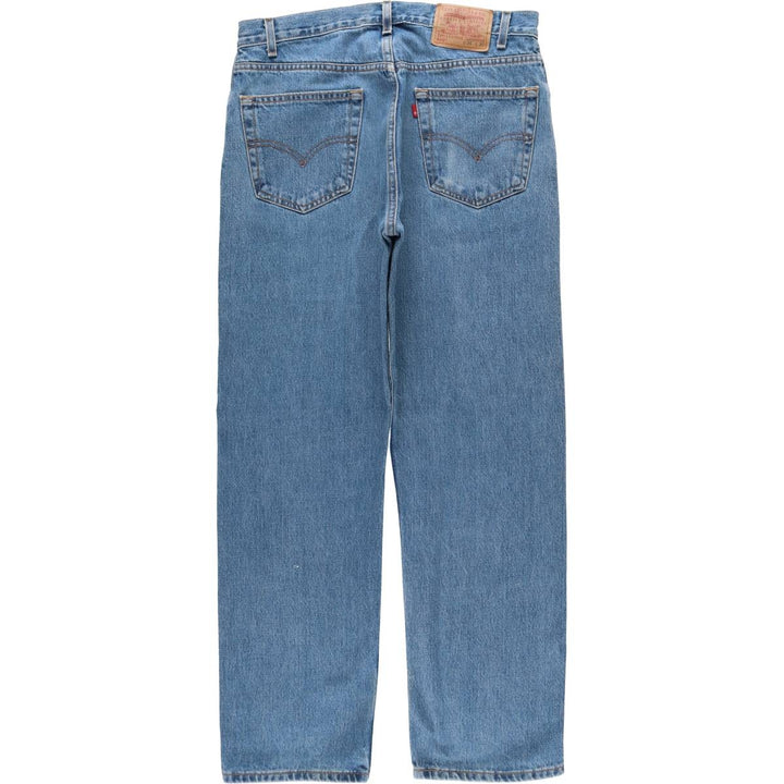 Levi's 505 tapered denim pants for men, size W34 unclear blue type Vintage Second Hand