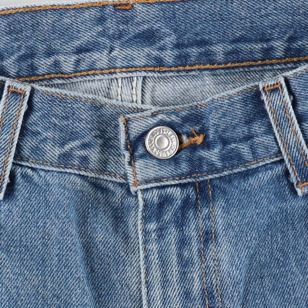 Levi's 505 tapered denim pants for men, size W34 unclear blue type Vintage Second Hand