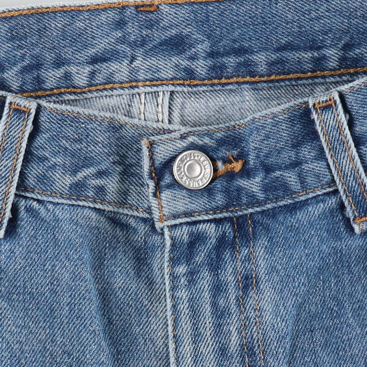 Levi's 505 tapered denim pants for men, size W34 unclear blue type Vintage Second Hand