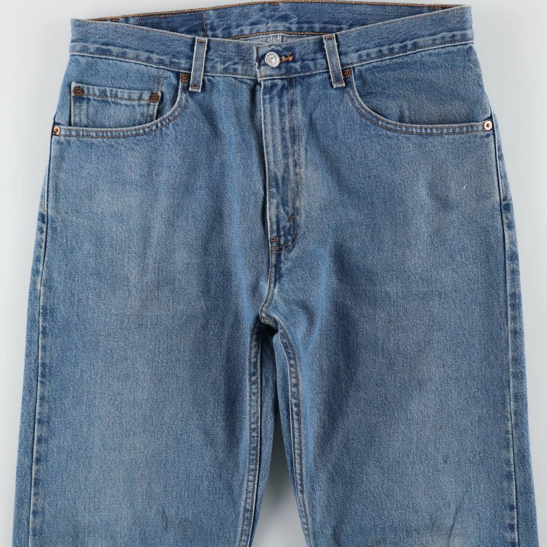 Levi's 505 tapered denim pants for men, size W34 unclear blue type Vintage Second Hand