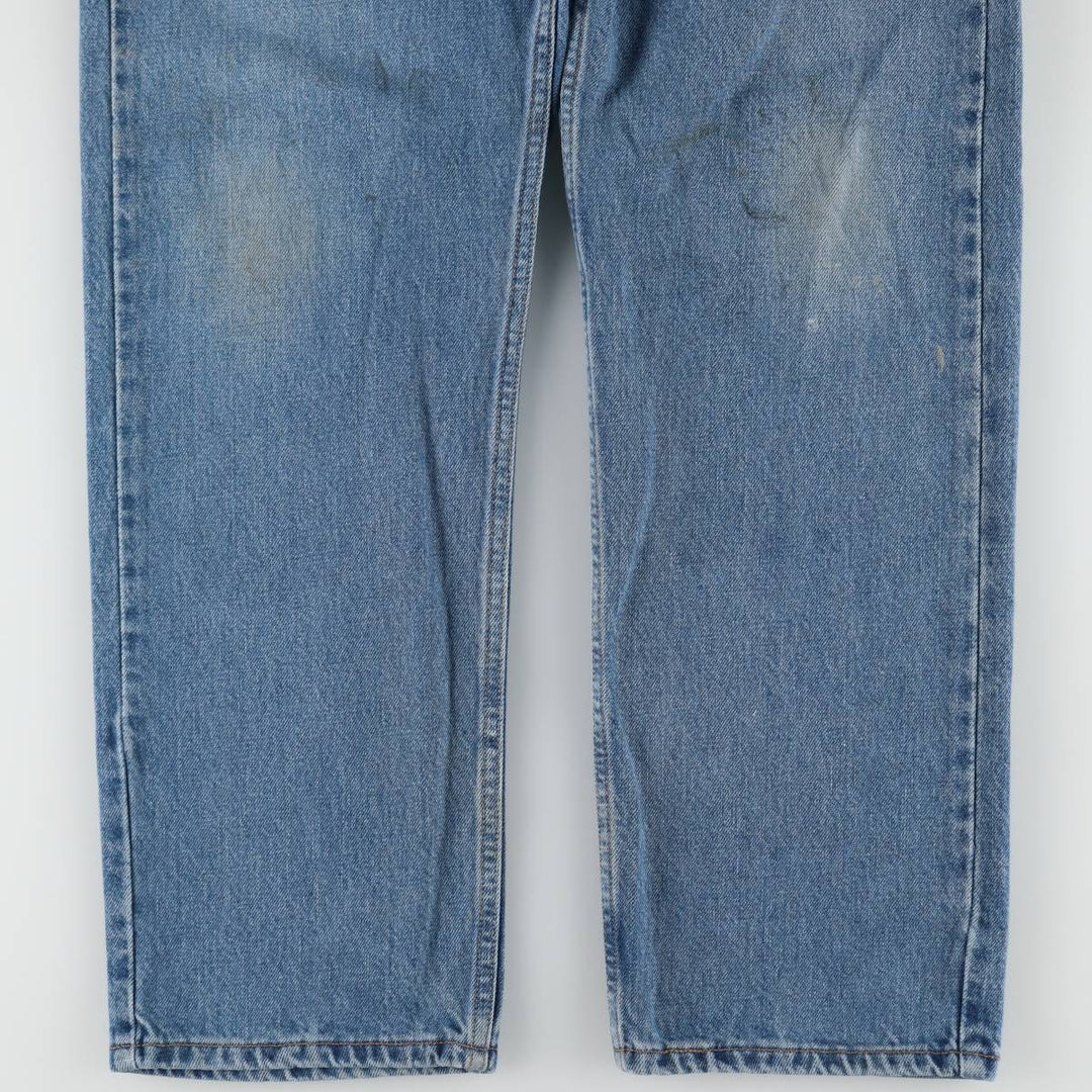 Levi's 505 tapered denim pants for men, size W34 unclear blue type Vintage Second Hand