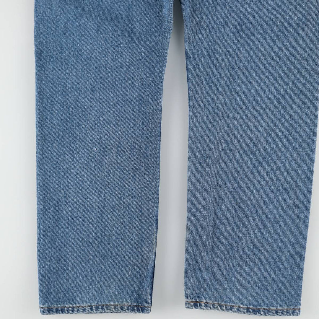 Levi's 505 tapered denim pants for men, size W34 unclear blue type Vintage Second Hand