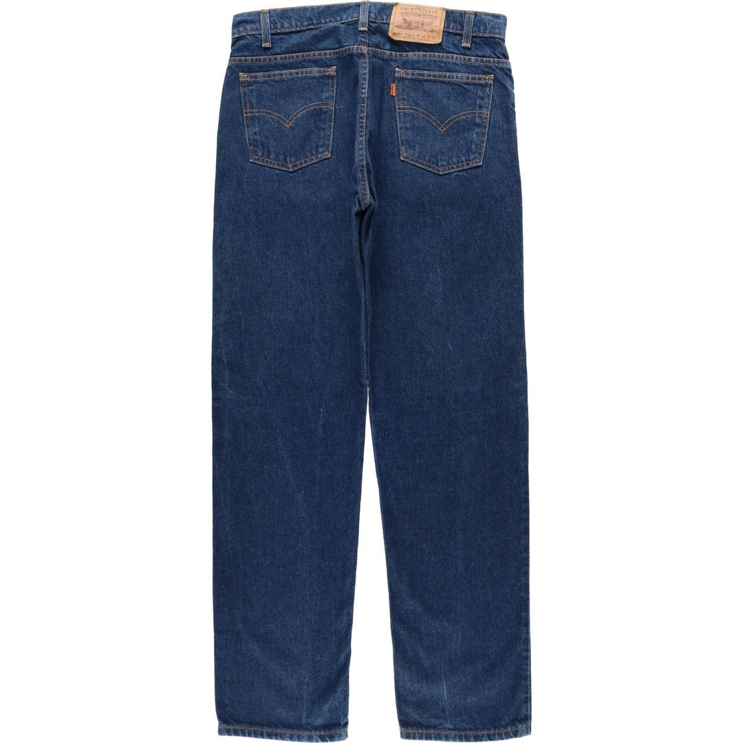 1990'S Levi's 505 Orange Tab Tapered Denim Pants, Men's Size W34 (approx.), Vintage cotton blue type Vintage Second Hand