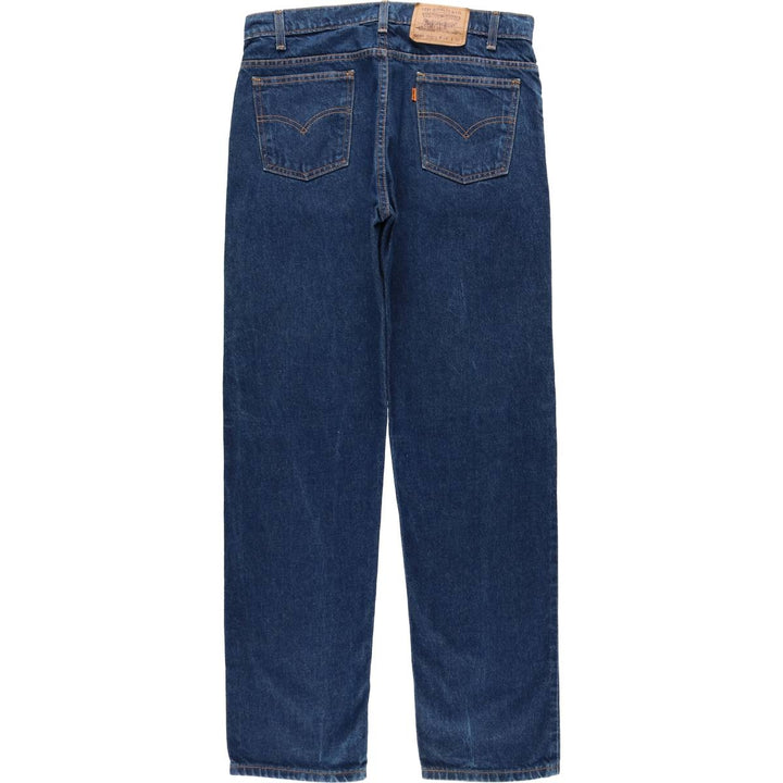 1990'S Levi's 505 Orange Tab Tapered Denim Pants, Men's Size W34 (approx.), Vintage cotton blue type Vintage Second Hand