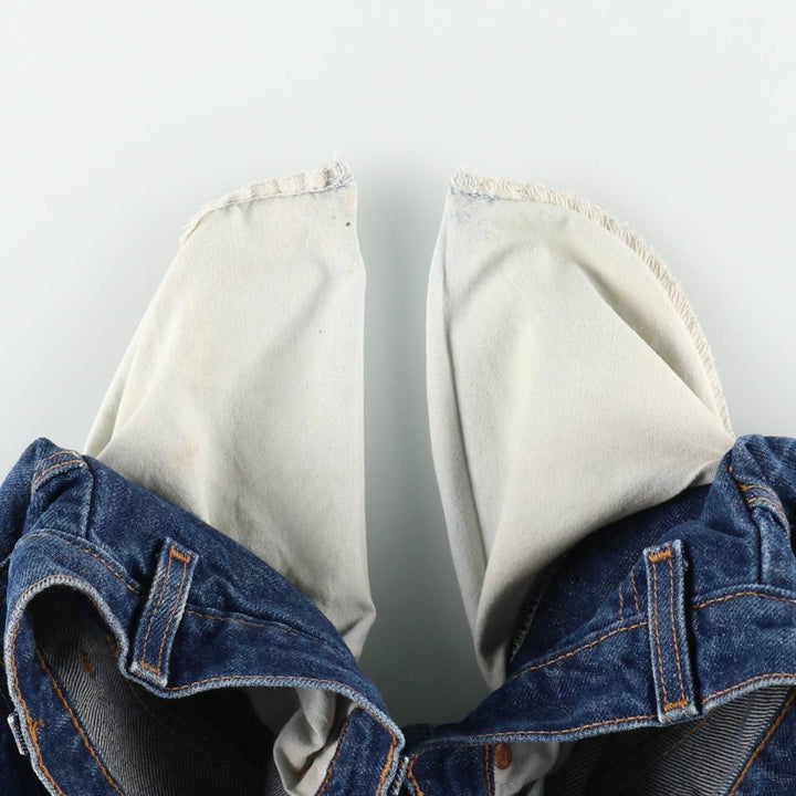 1990'S Levi's 505 Orange Tab Tapered Denim Pants, Men's Size W34 (approx.), Vintage cotton blue type Vintage Second Hand