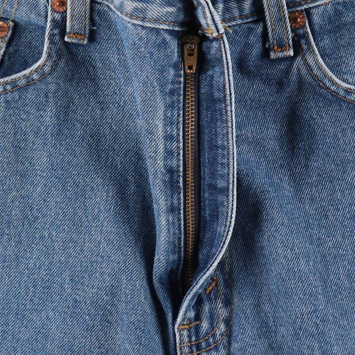 90'S Levi's 505 REGULAR FIT STRAIGHT LEG tapered denim pants for men, size W34, vintage cotton blue type Vintage Second Hand