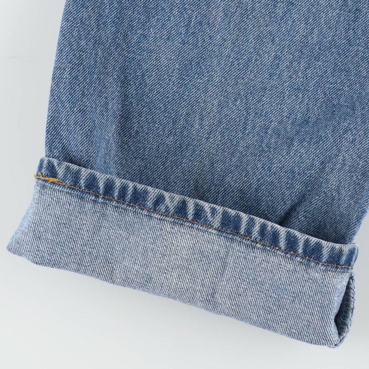90'S Levi's 505 REGULAR FIT STRAIGHT LEG tapered denim pants for men, size W34, vintage cotton blue type Vintage Second Hand