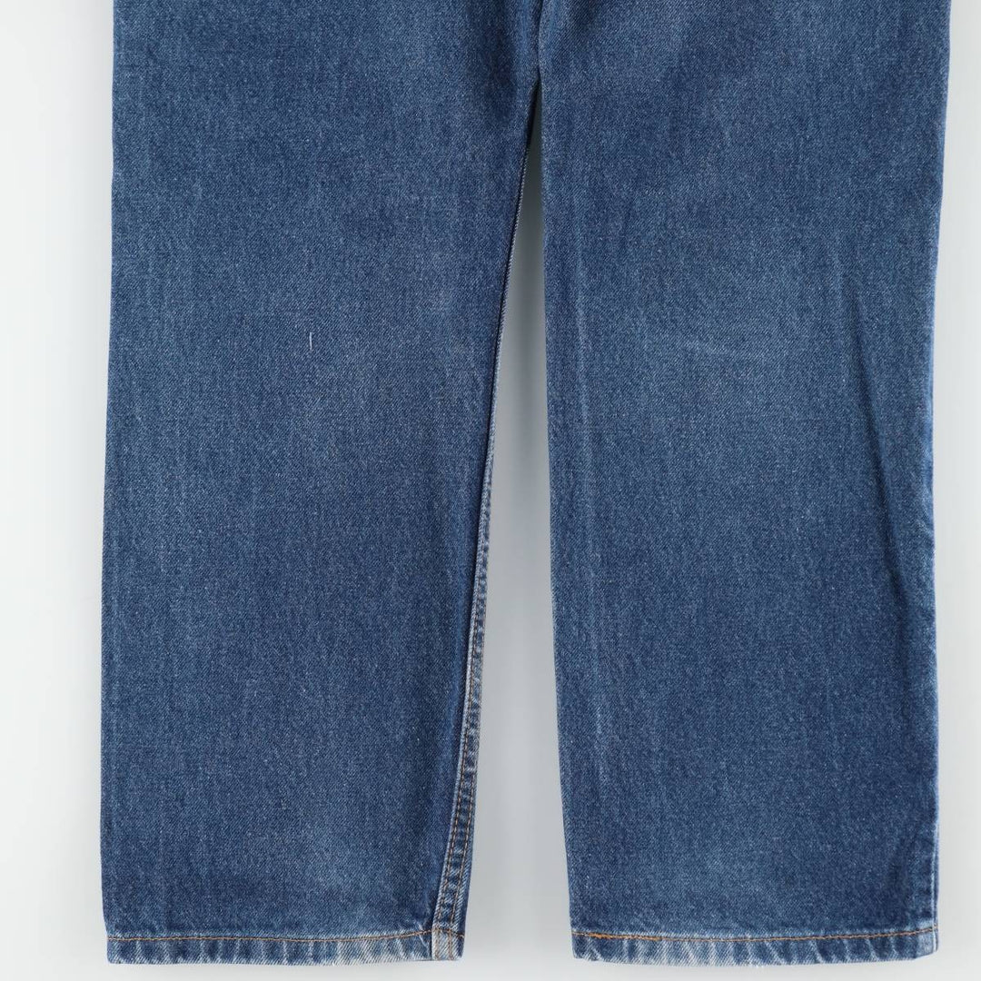 00'S Levi's 505 REGULAR FIT tapered denim pants for men, size w33 cotton blue type Vintage Second Hand
