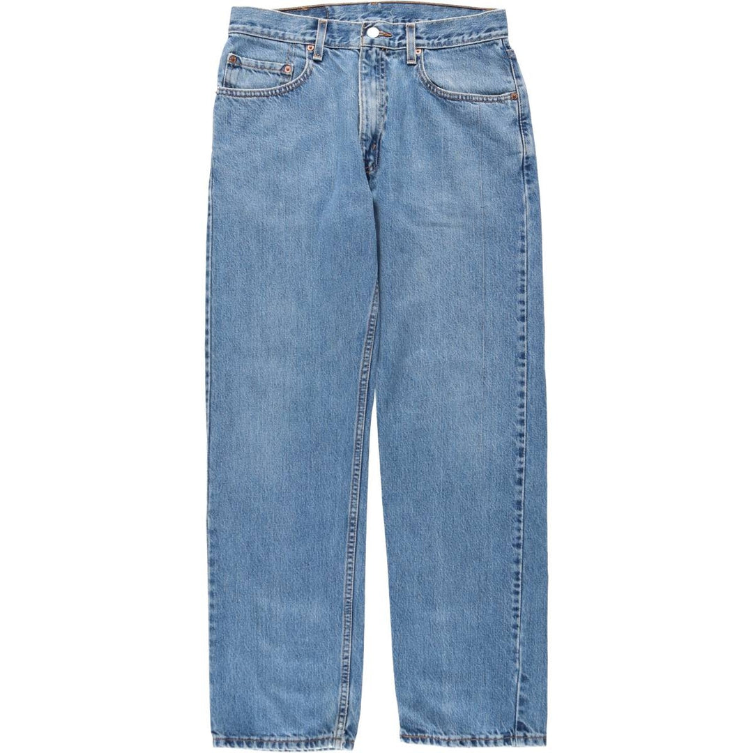 00'S Levi's 505 REGULAR FIT STRAIGHT LEG tapered denim pants for men, size w31 cotton blue type Vintage Second Hand