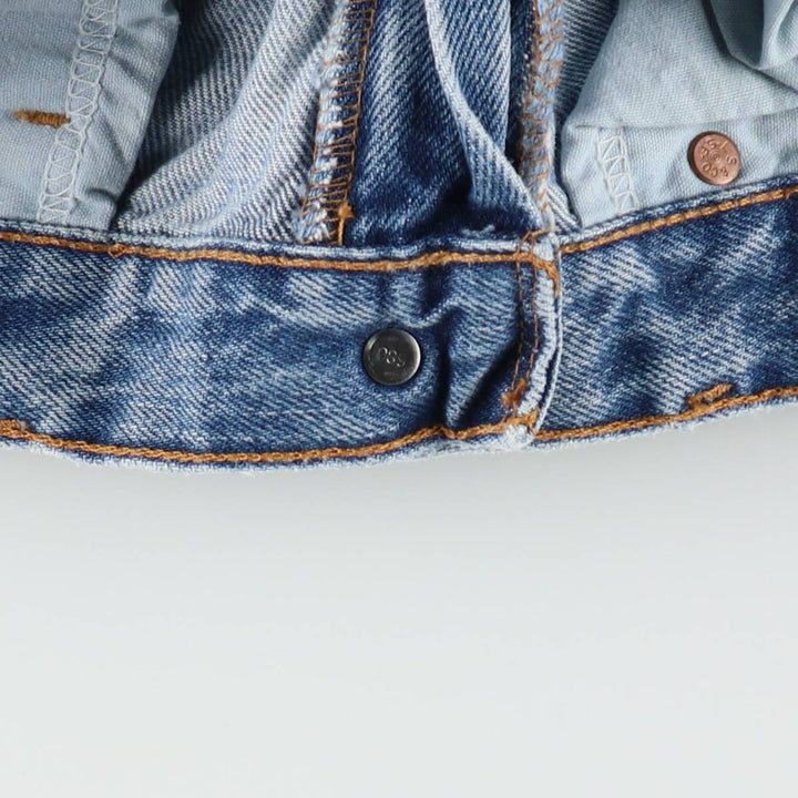 00'S Levi's 505 REGULAR FIT STRAIGHT LEG tapered denim pants for men, size w31 cotton blue type Vintage Second Hand