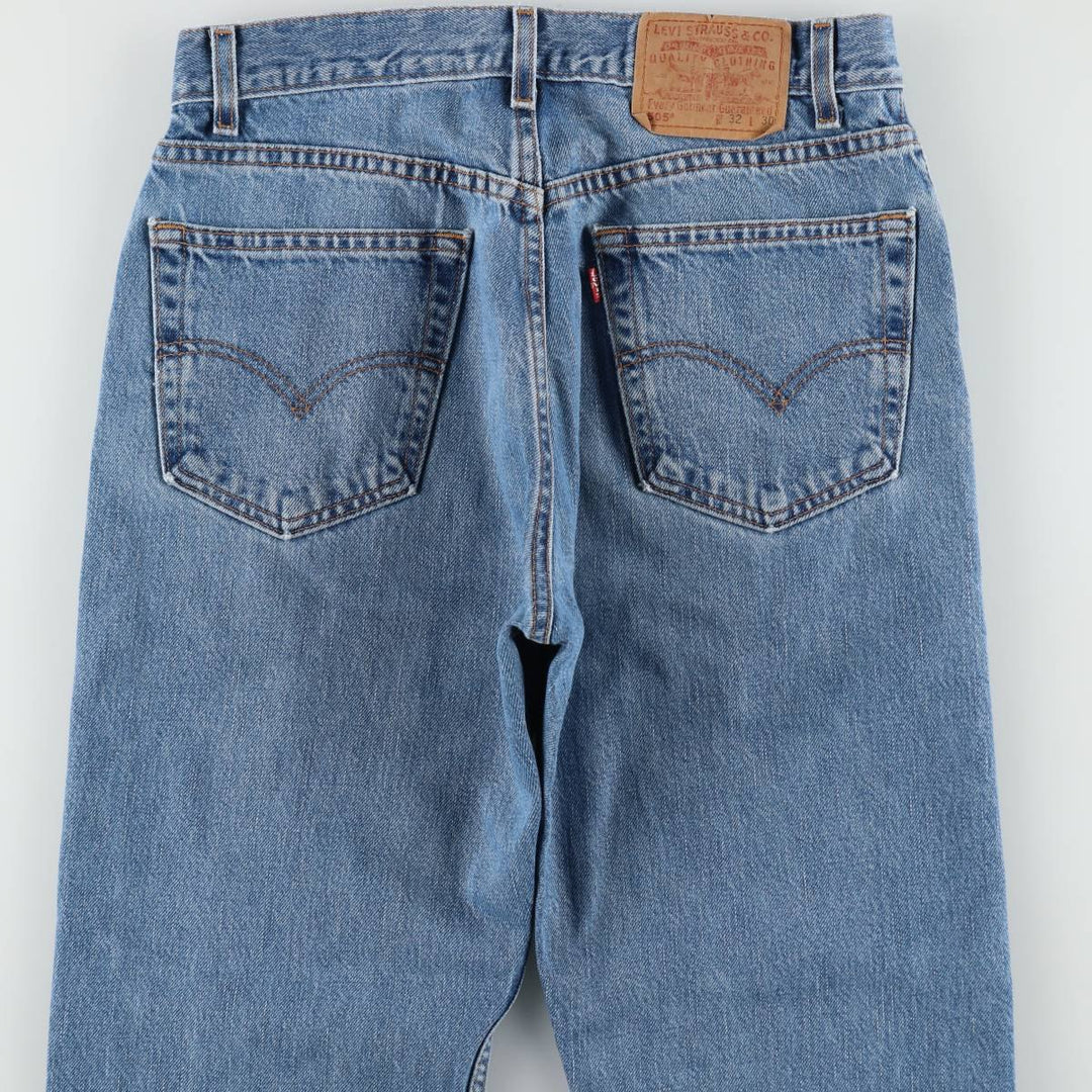 00'S Levi's 505 REGULAR FIT STRAIGHT LEG tapered denim pants for men, size w31 cotton blue type Vintage Second Hand