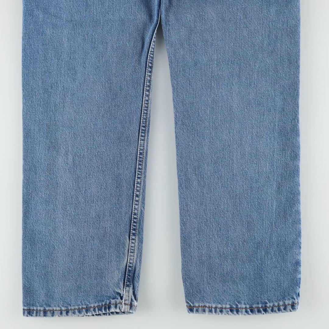 00'S Levi's 505 REGULAR FIT STRAIGHT LEG tapered denim pants for men, size w31 cotton blue type Vintage Second Hand