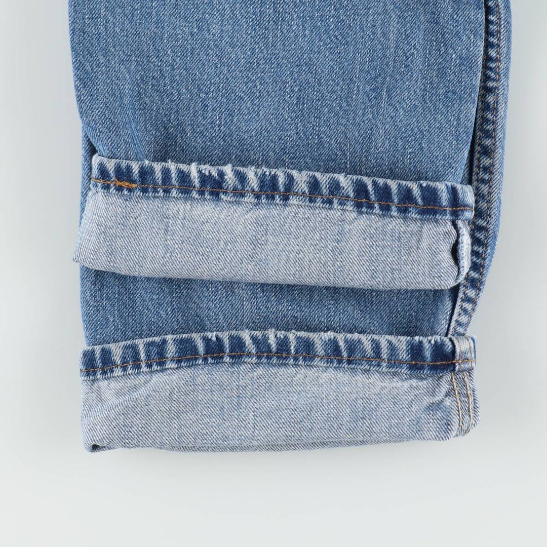 00'S Levi's 505 REGULAR FIT STRAIGHT LEG tapered denim pants for men, size w31 cotton blue type Vintage Second Hand