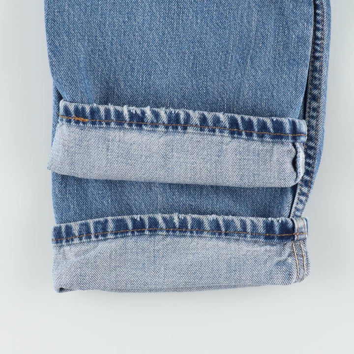 00'S Levi's 505 REGULAR FIT STRAIGHT LEG tapered denim pants for men, size w31 cotton blue type Vintage Second Hand
