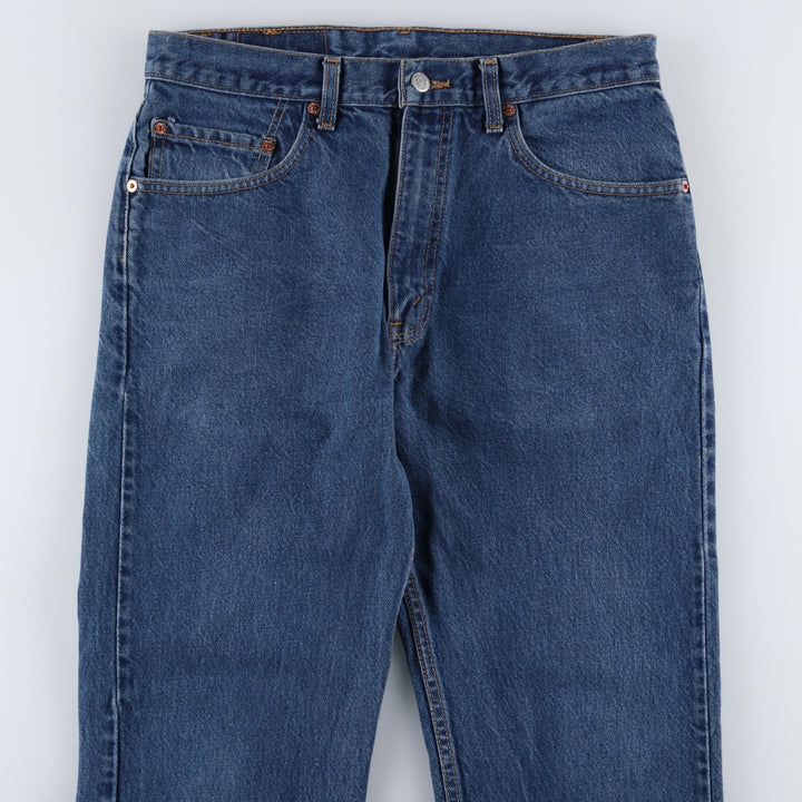 2000'S Levi's 505 Regular Fit Straight Leg Tapered Denim Pants, Made in Canada, Men's Size W32 cotton blue type Vintage Second Hand