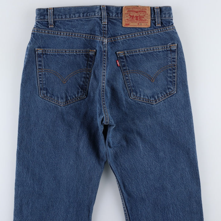 2000'S Levi's 505 Regular Fit Straight Leg Tapered Denim Pants, Made in Canada, Men's Size W32 cotton blue type Vintage Second Hand