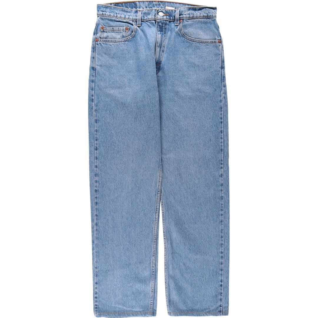 90'S Levi's 505 REGULAR FIT STRAIGHT LEG tapered denim pants for men, W32 equivalent, vintage cotton blue type Vintage Second Hand