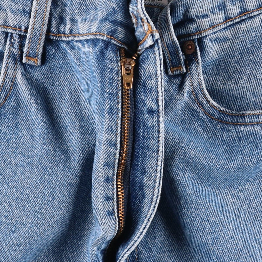 90'S Levi's 505 REGULAR FIT STRAIGHT LEG tapered denim pants for men, W32 equivalent, vintage cotton blue type Vintage Second Hand