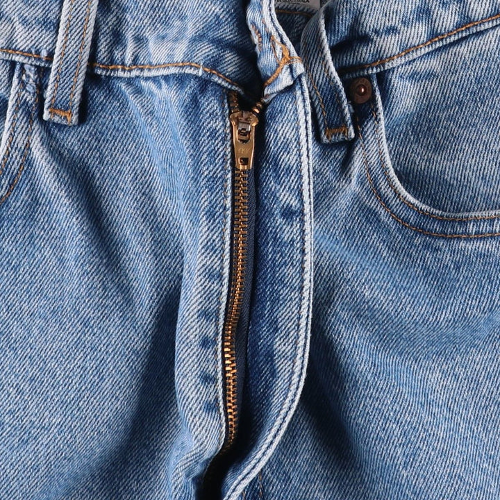 90'S Levi's 505 REGULAR FIT STRAIGHT LEG tapered denim pants for men, W32 equivalent, vintage cotton blue type Vintage Second Hand