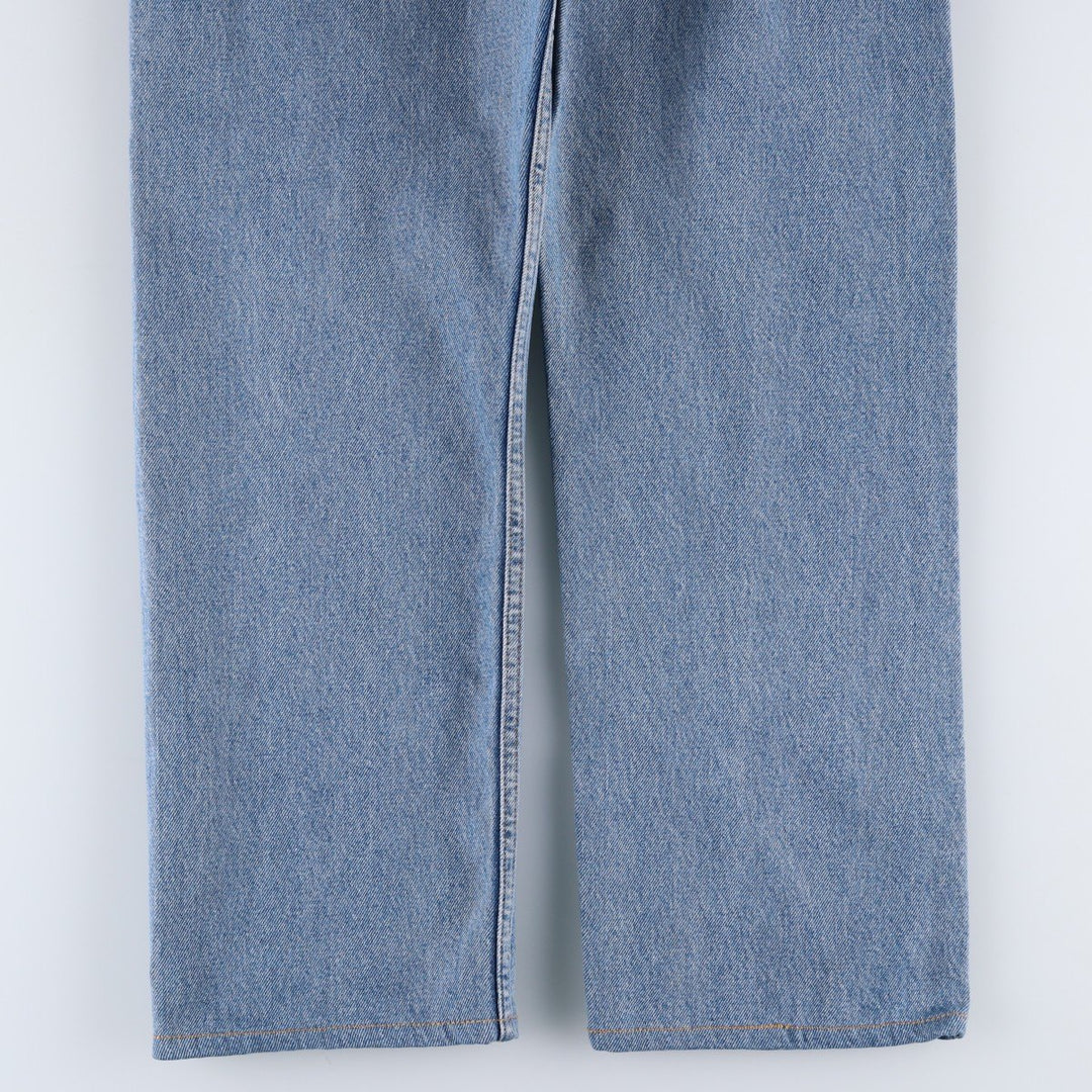 90'S Levi's 505 REGULAR FIT STRAIGHT LEG tapered denim pants for men, W32 equivalent, vintage cotton blue type Vintage Second Hand