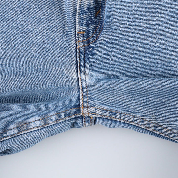 90'S Levi's 505 REGULAR FIT STRAIGHT LEG tapered denim pants for men, W32 equivalent, vintage cotton blue type Vintage Second Hand