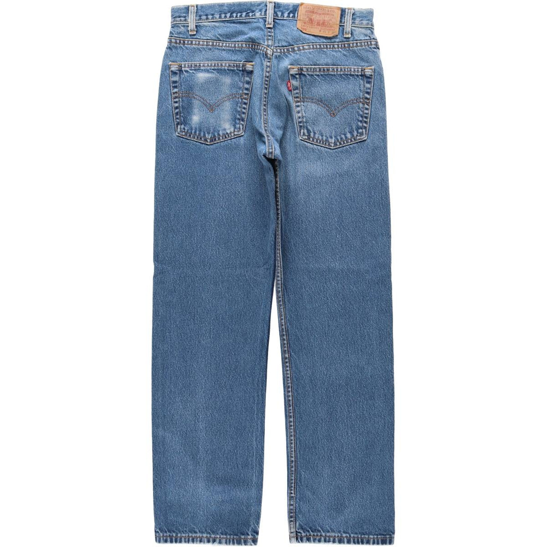 2000'S Levi's 505 Regular Fit Straight Leg Tapered Denim Pants, Made in Canada, Men's Size W31 (approx.) cotton blue type Vintage Second Hand
