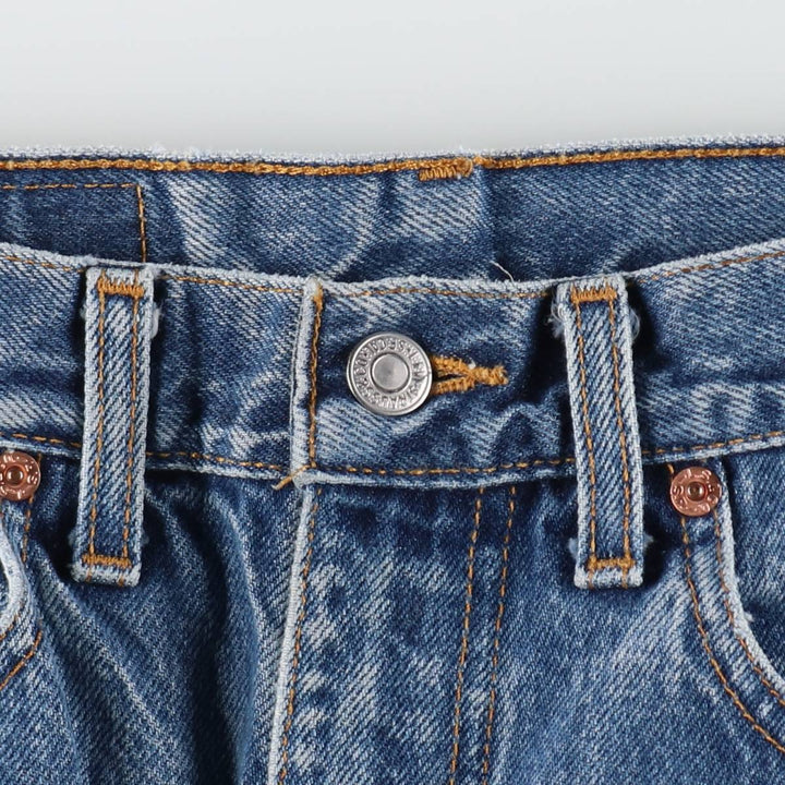 2000'S Levi's 505 Regular Fit Straight Leg Tapered Denim Pants, Made in Canada, Men's Size W31 (approx.) cotton blue type Vintage Second Hand