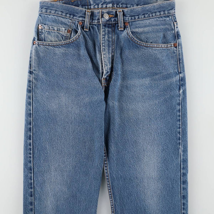2000'S Levi's 505 Regular Fit Straight Leg Tapered Denim Pants, Made in Canada, Men's Size W31 (approx.) cotton blue type Vintage Second Hand